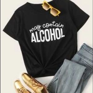 Shein T-shirt “may contain alcohol 🍷 “